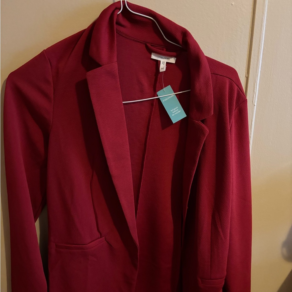 Brand new Maurice’s color red jacket women size medium